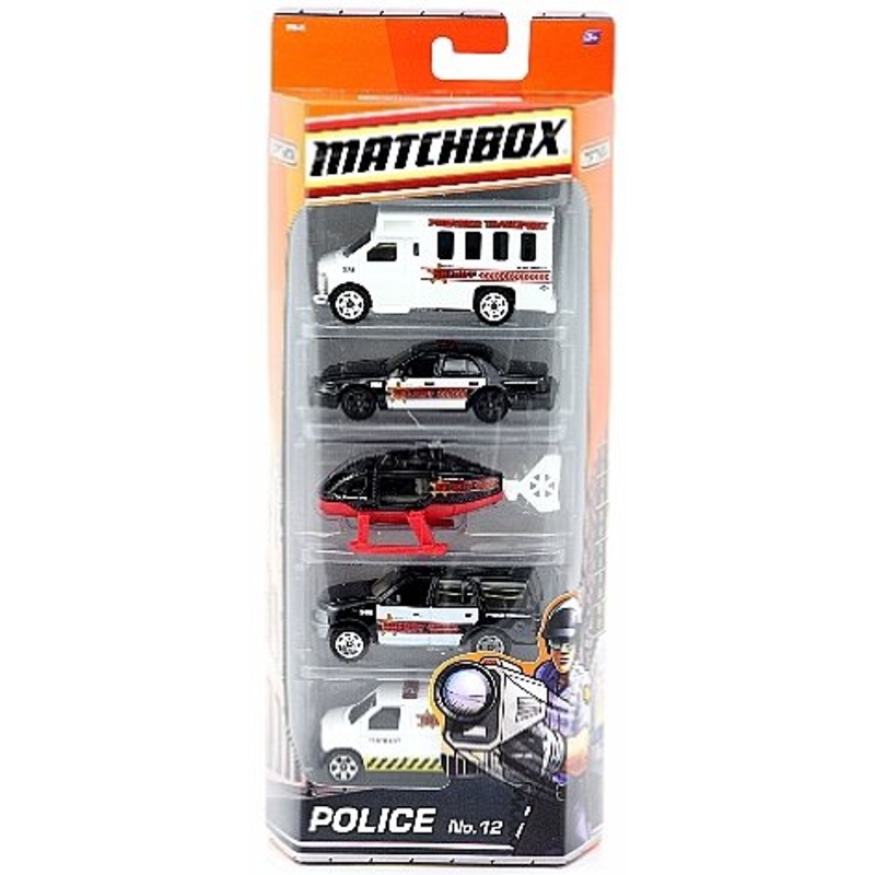 Matchbox 5 Pack 2009-12 Police