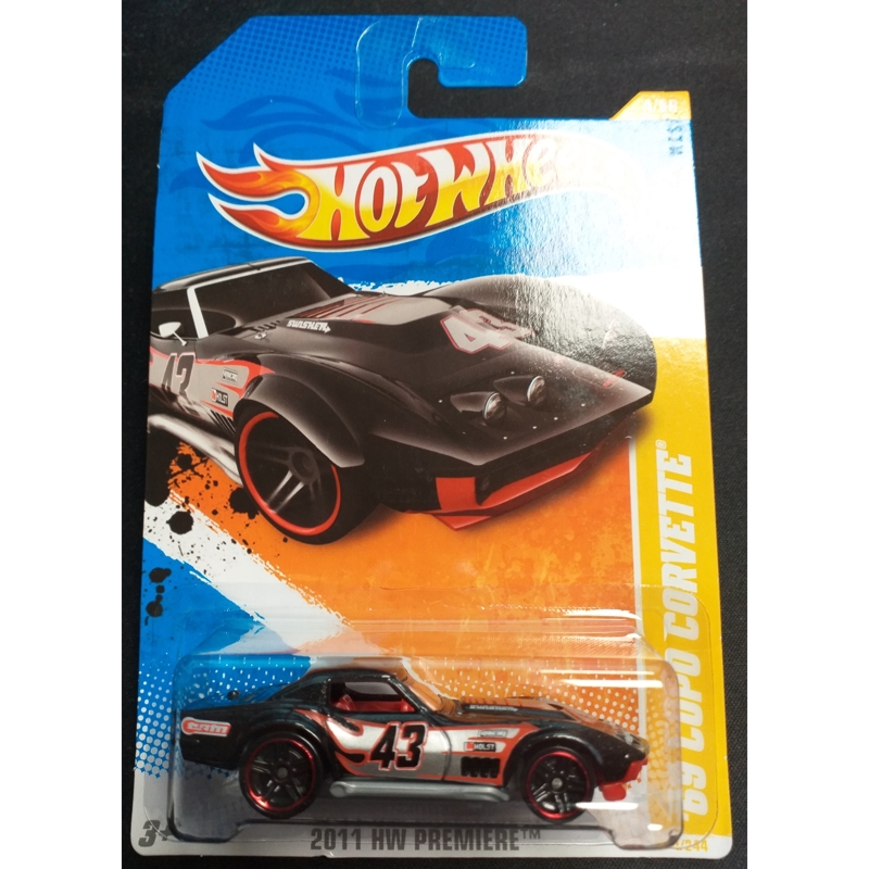 Hot Wheels 2011 #004 ’69 Copo Corvette (Black)