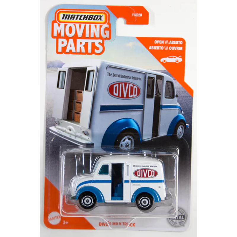 Matchbox Moving Parts 2020 - Divco Milk Truck - Divco