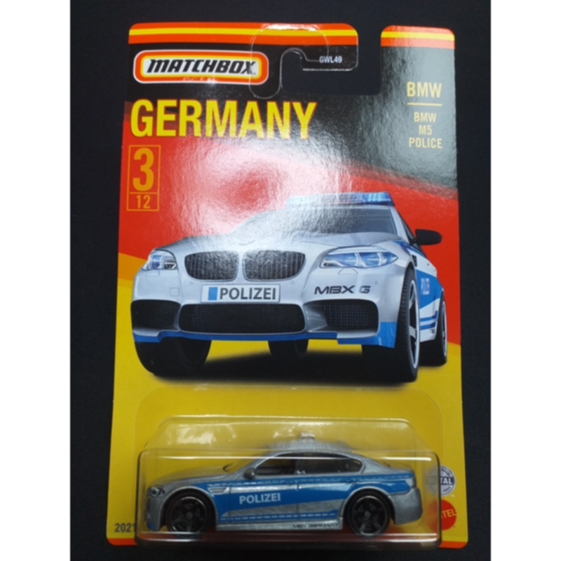 Matchbox Germany Collection 2021 - BMW M5 Police