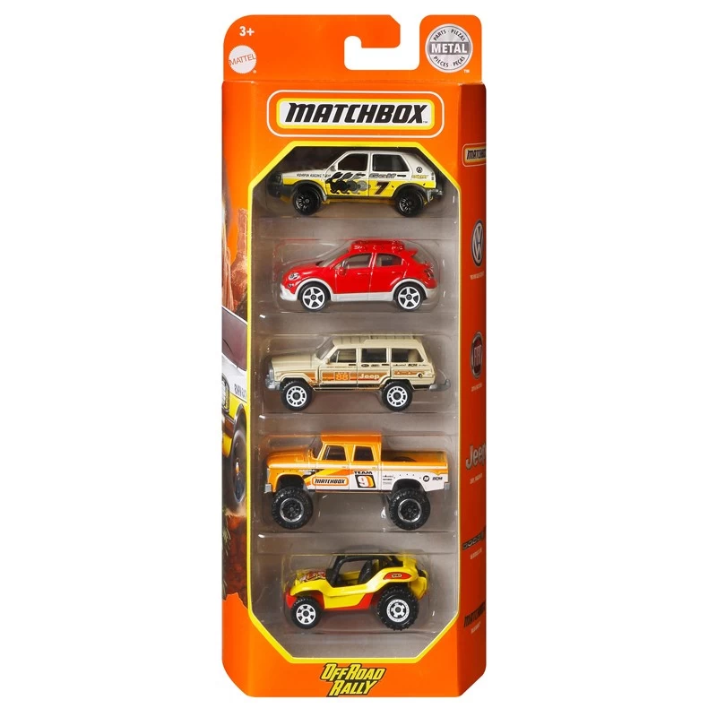 Matchbox 5 Pack : Off Road Rally (2021)