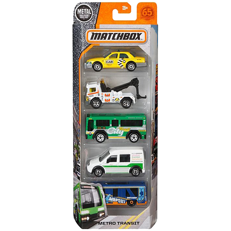 Matchbox 5 Pack : Metro Transit (2018)